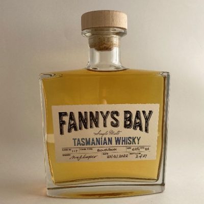 Fannys Bay Distillery Whisky PBourbon 62%abv 500ml Barrel 117